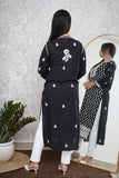 Modal Chikankari Long Straight Kurta