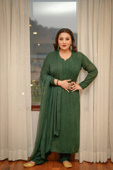 Ruhani Chikankari Viscose Kurta Pant Set