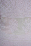 Gulaab Viscose Georgette Unstitched Chikankari Suit Set with Dupatta-White