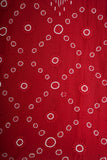 Chanderi A-Line Chikankari Semi Stitched Gown Set with dupatta-Maroon