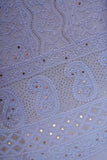 Powder Blue Unstitched Chikankari Suit Set with Dupatta-Viscose Georgette