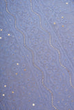 Powder Blue Unstitched Chikankari Suit Set with Dupatta-Viscose Georgette