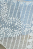 Nyara Pure Organza Chikankari Saree-White