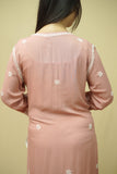 Booti Jaal Chikankari Long Kurti