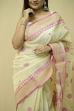 Suhana Nalli Silk Chikankari Saree