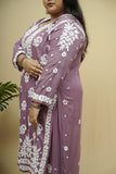 Aisha 3D Chikankari Kurta Plazzo Set
