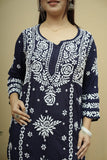Roshni Modal 3D Chikankari Kurta Pant Set