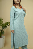 Mira Rayon 3D Chikankari Kurta Pant Set