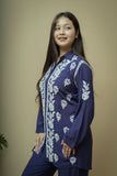 Modal Chikankari Shirt Pant Style Co-ord Set