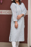Classic Cotton Full Jaal Chikankari Kurta