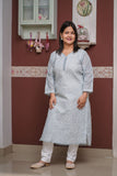 Classic Cotton Full Jaal Chikankari Kurta