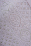 Gulaab Viscose Georgette Unstitched Chikankari Suit Set with Dupatta-White