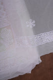 Gulaab Viscose Georgette Unstitched Chikankari Suit Set with Dupatta-White