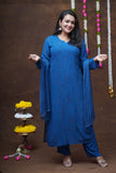 Ruhani Chikankari Viscose Kurta Pant Set