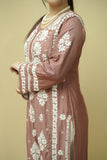 Gulnaar Chanderi 3D Chikankari Kurta