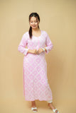Booti Jaal Chikankari Long Kurti