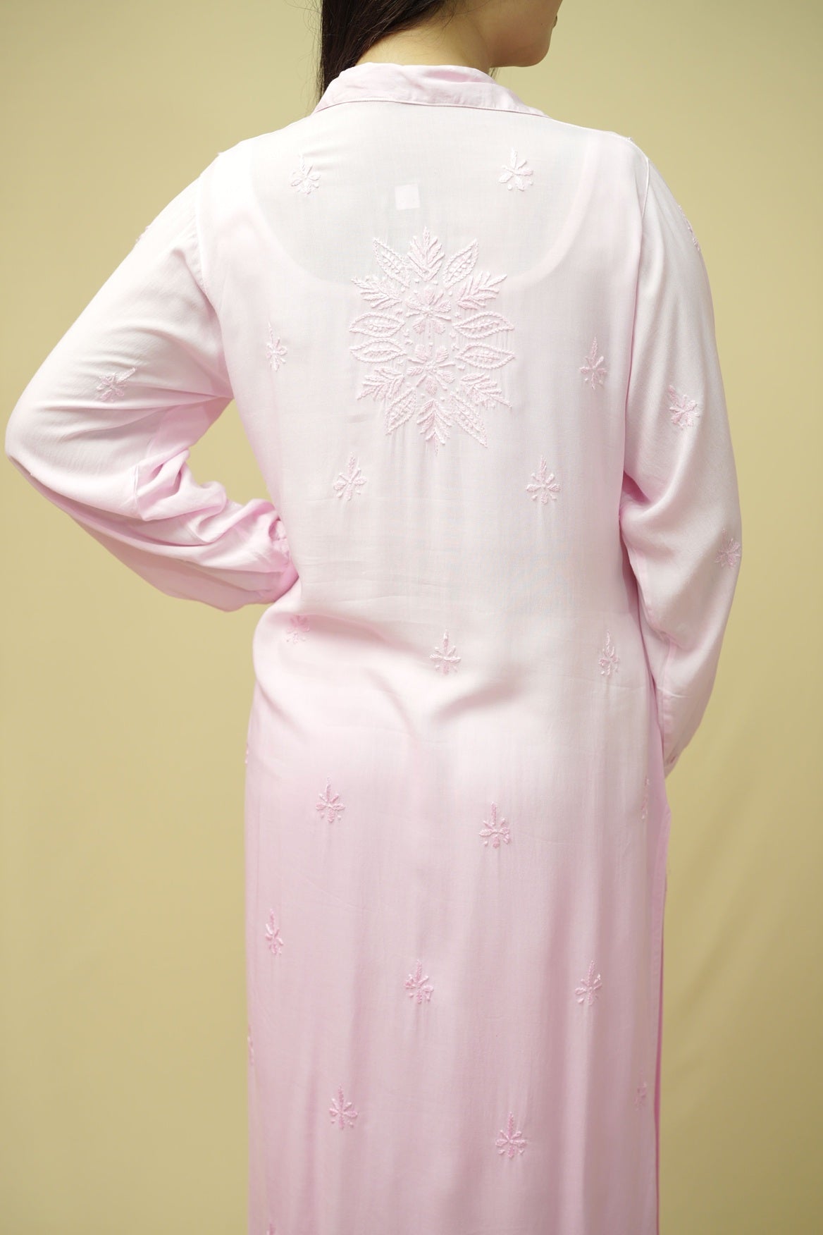 Nyra Chikankari Long Shirt
