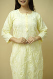 Boxer Chikankari Long Kurti