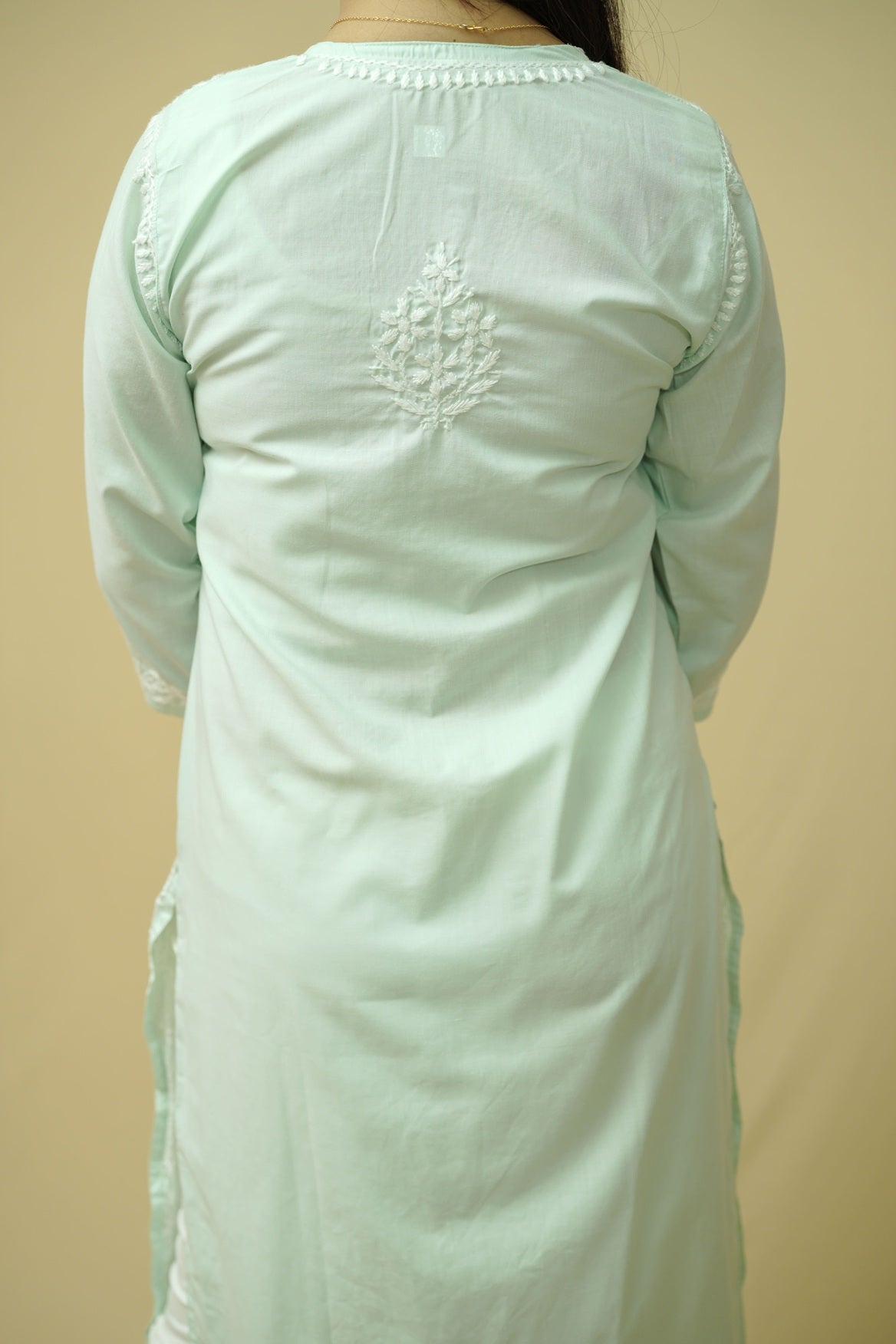 Boxer Chikankari Long Kurti