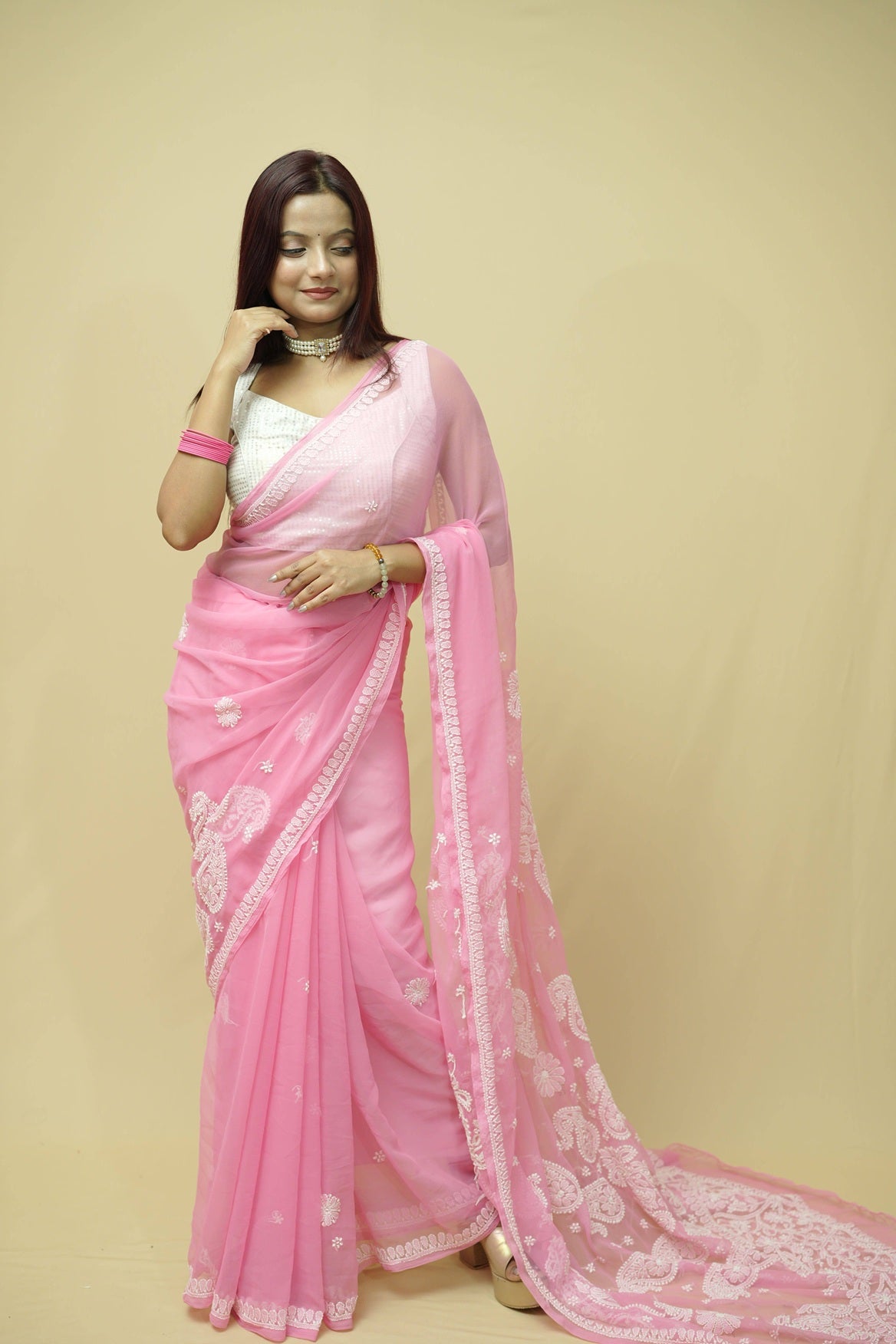 Riva Chiffon Bouch Saree