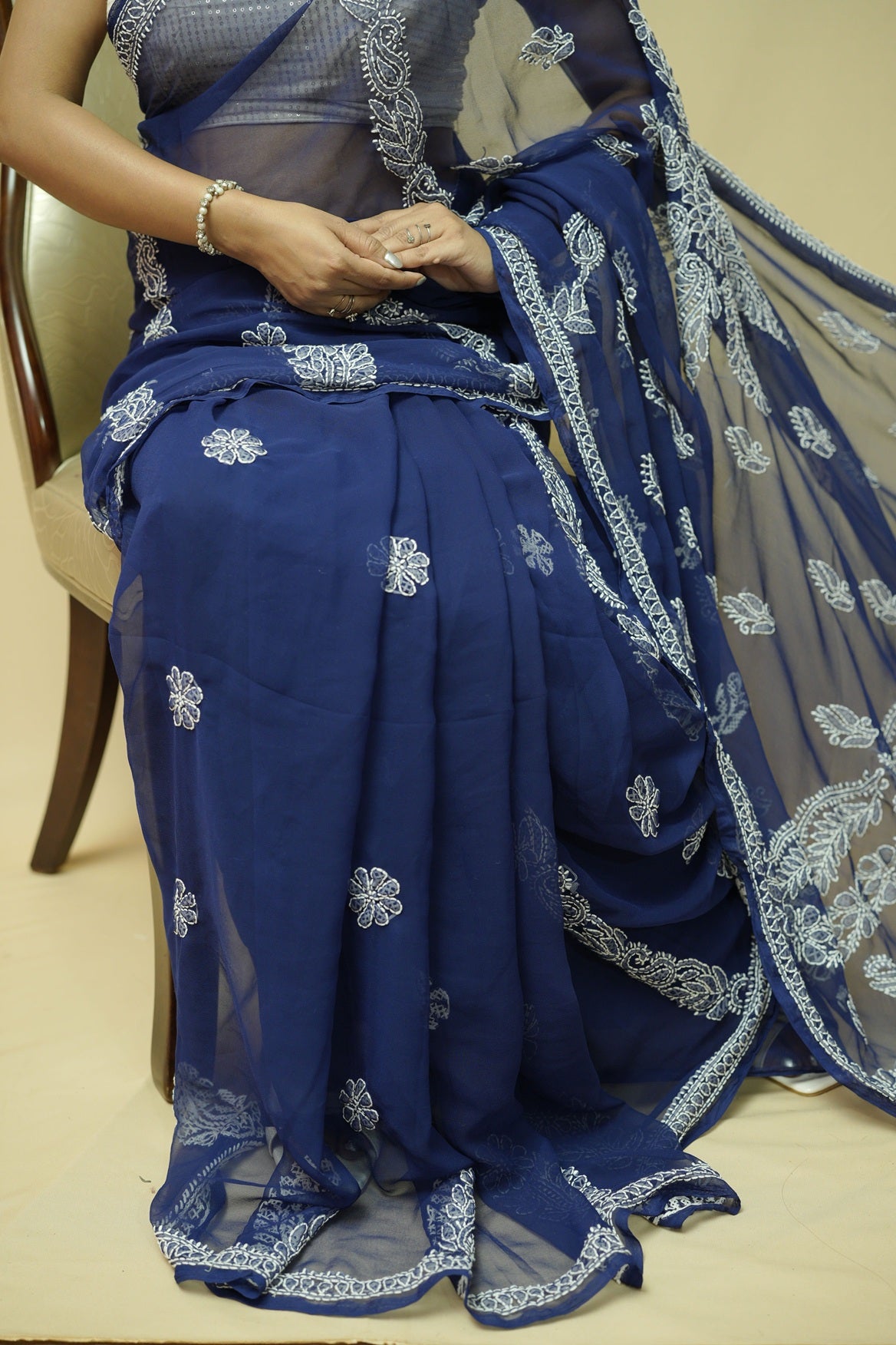 Anya Chikankari Saree