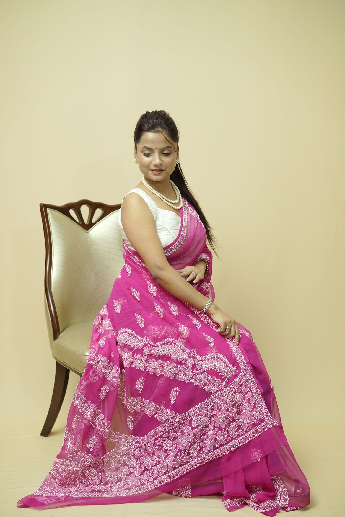 Anya Chikankari Saree