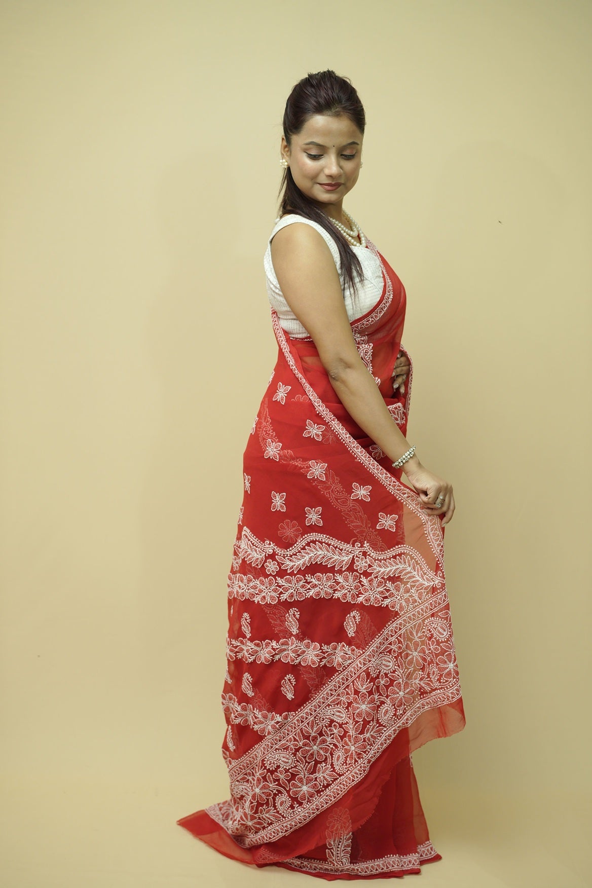 Anya Chikankari Saree