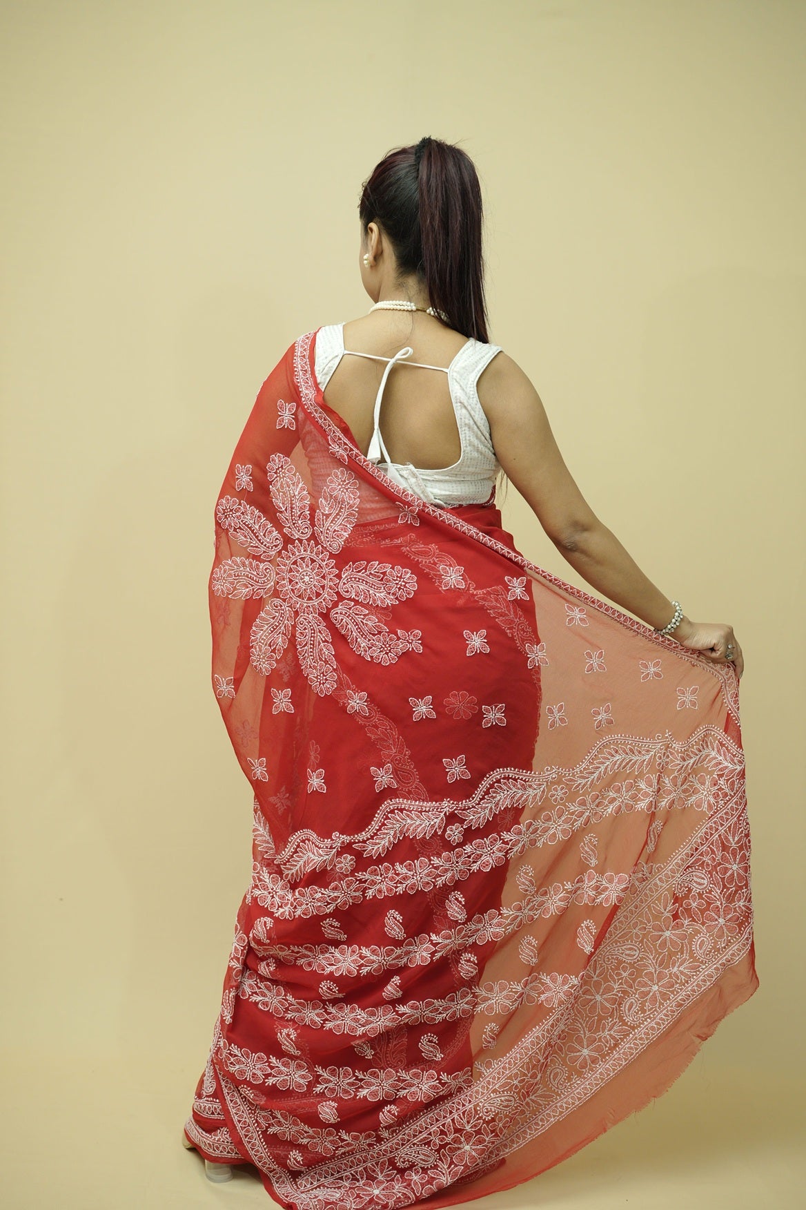 Anya Chikankari Saree