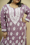 Aisha 3D Chikankari Kurta Plazzo Set