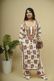 Vareesha 3D Chikankari Kurta Pant Set
