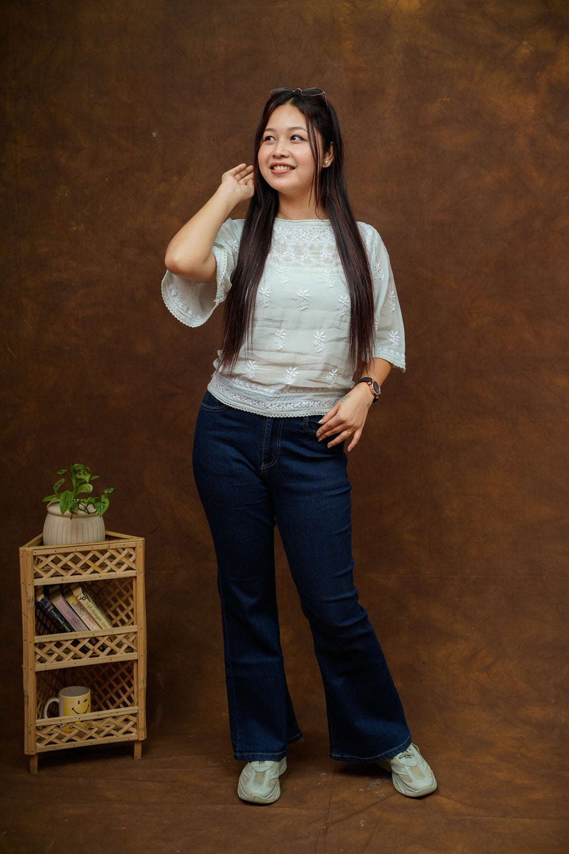 Alisah Muslin Crop Top