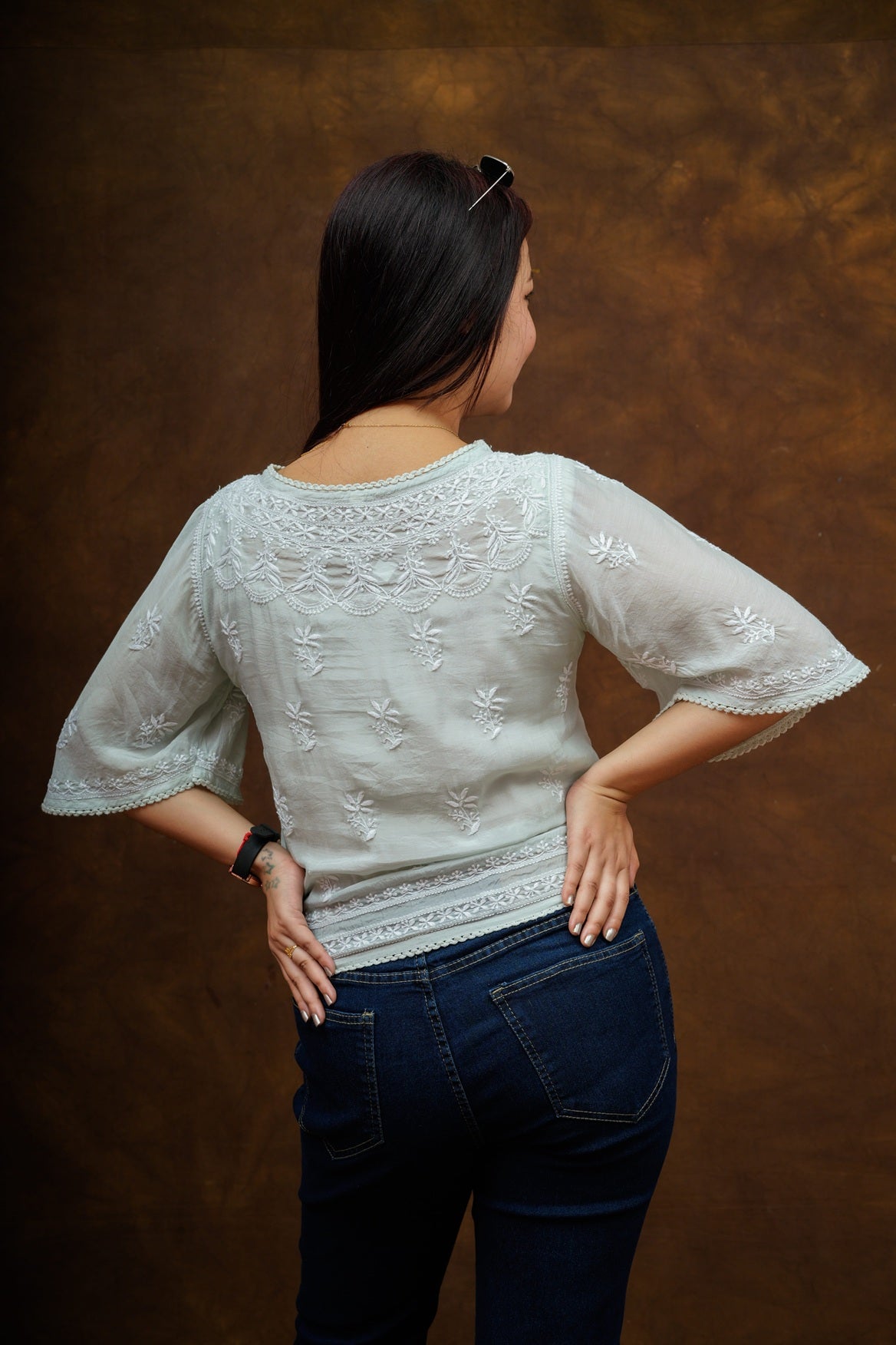 Alisah Muslin Crop Top