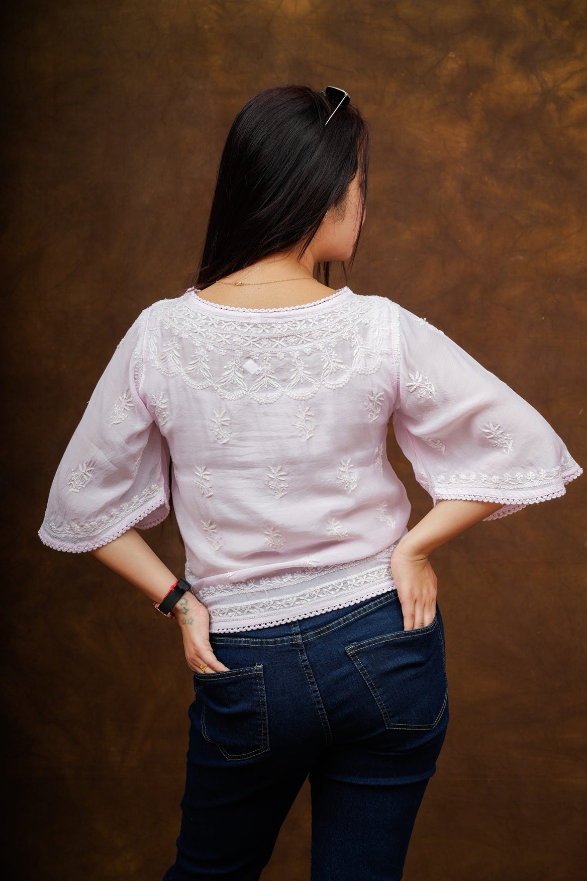 Alisah Muslin Crop Top