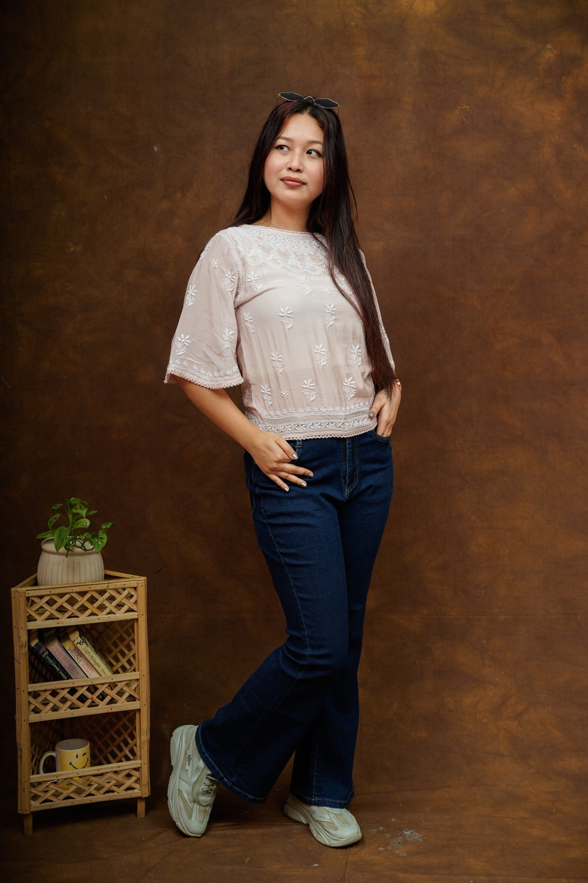 Alisah Muslin Crop Top