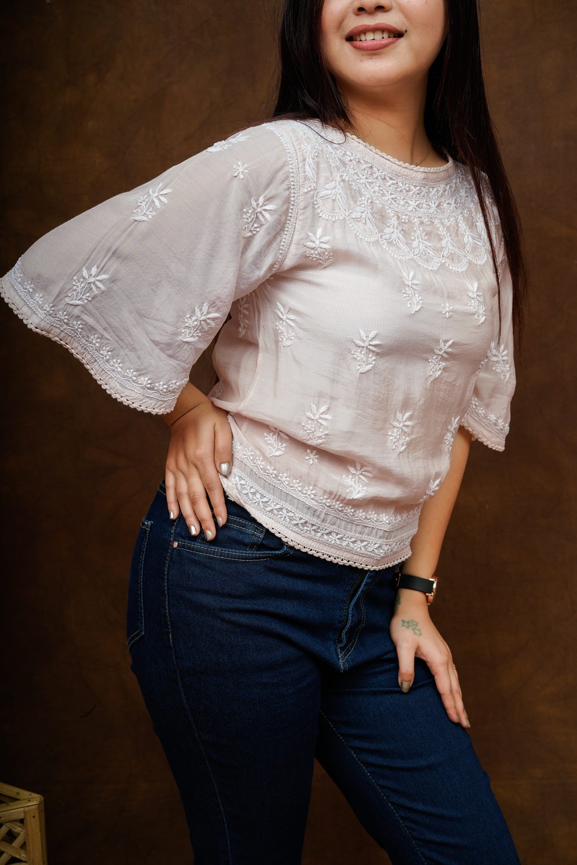 Alisah Muslin Crop Top