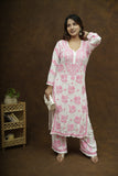 Vareesha 3D Chikankari Kurta Pant Set