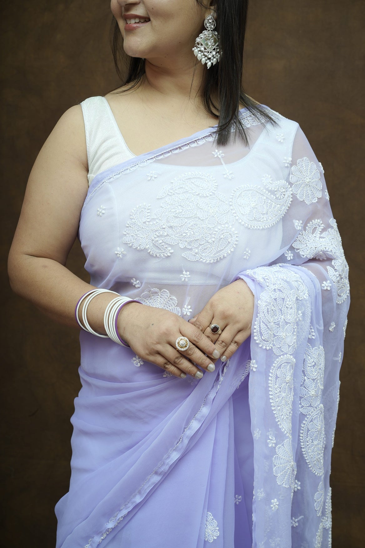 Riva Chiffon Bouch Saree