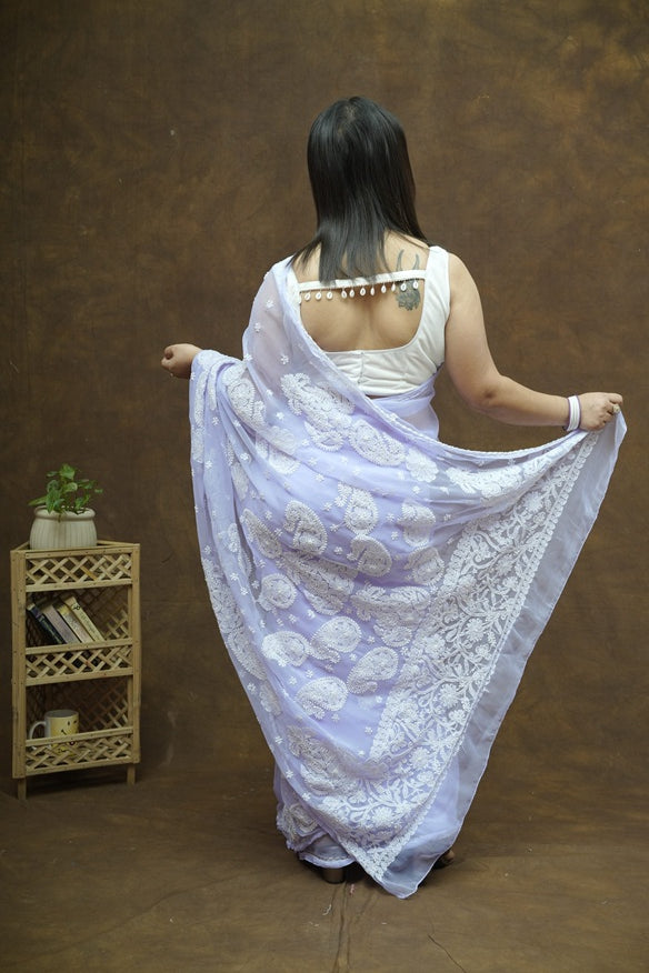 Riva Chiffon Bouch Saree