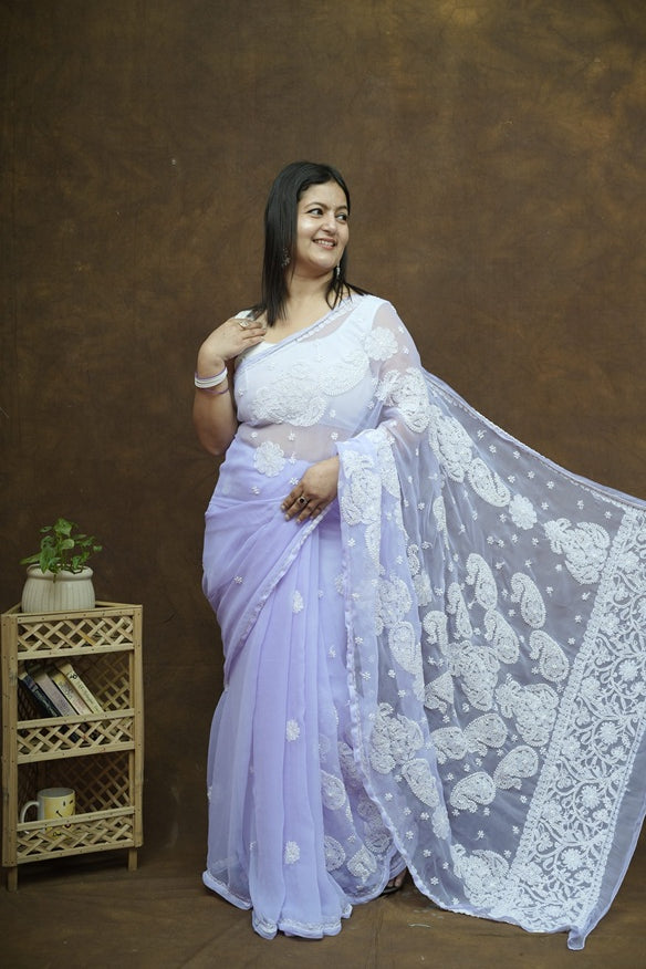 Riva Chiffon Bouch Saree
