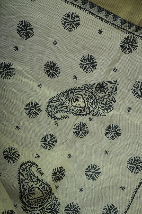 Suhana Nalli Silk Chikankari Saree