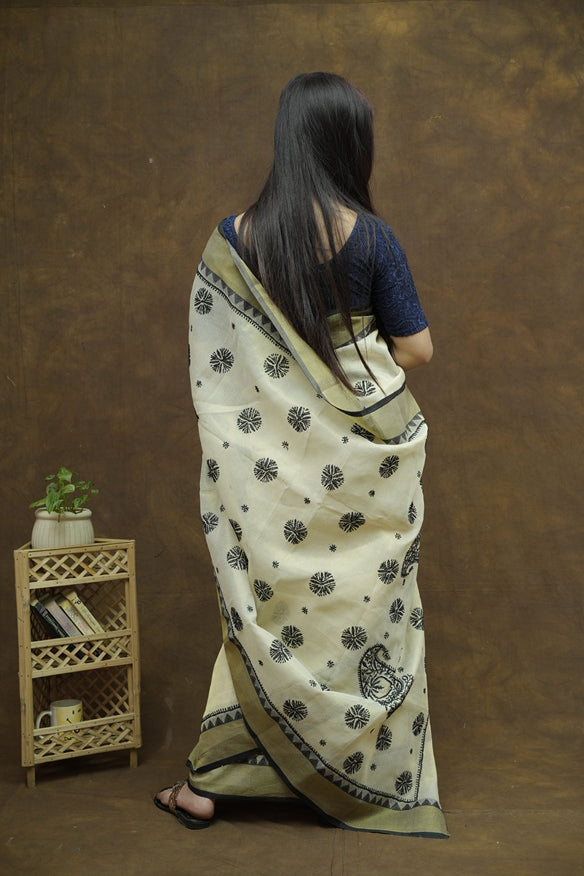 Suhana Nalli Silk Chikankari Saree