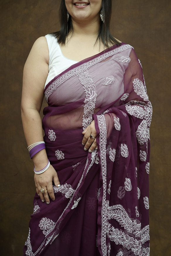 Anya Chikankari Saree