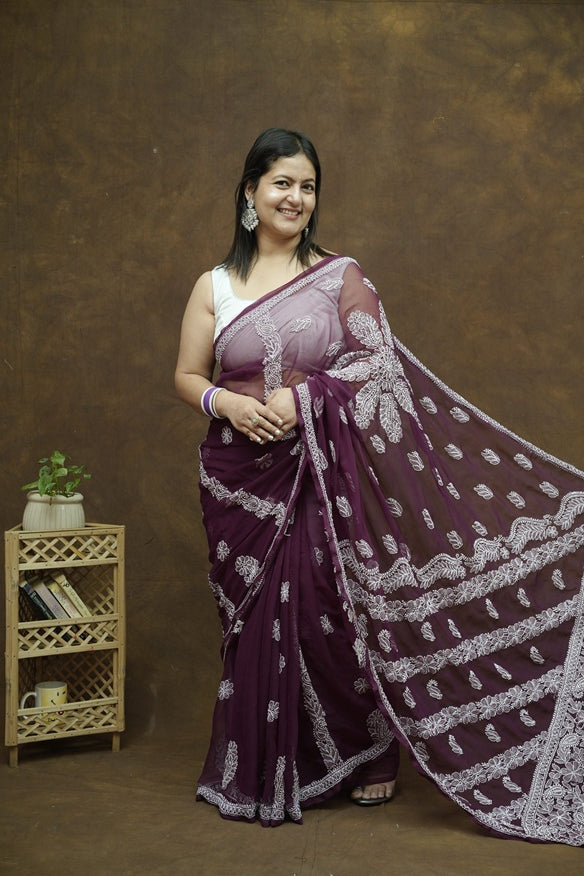 Anya Chikankari Saree