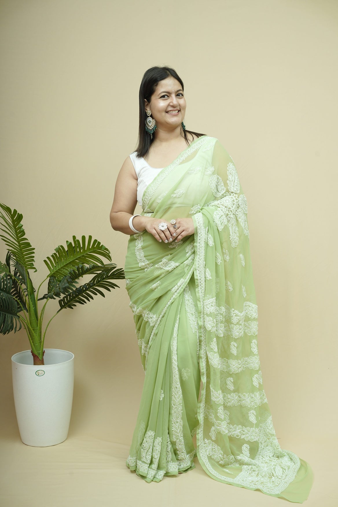 Anya Chikankari Saree