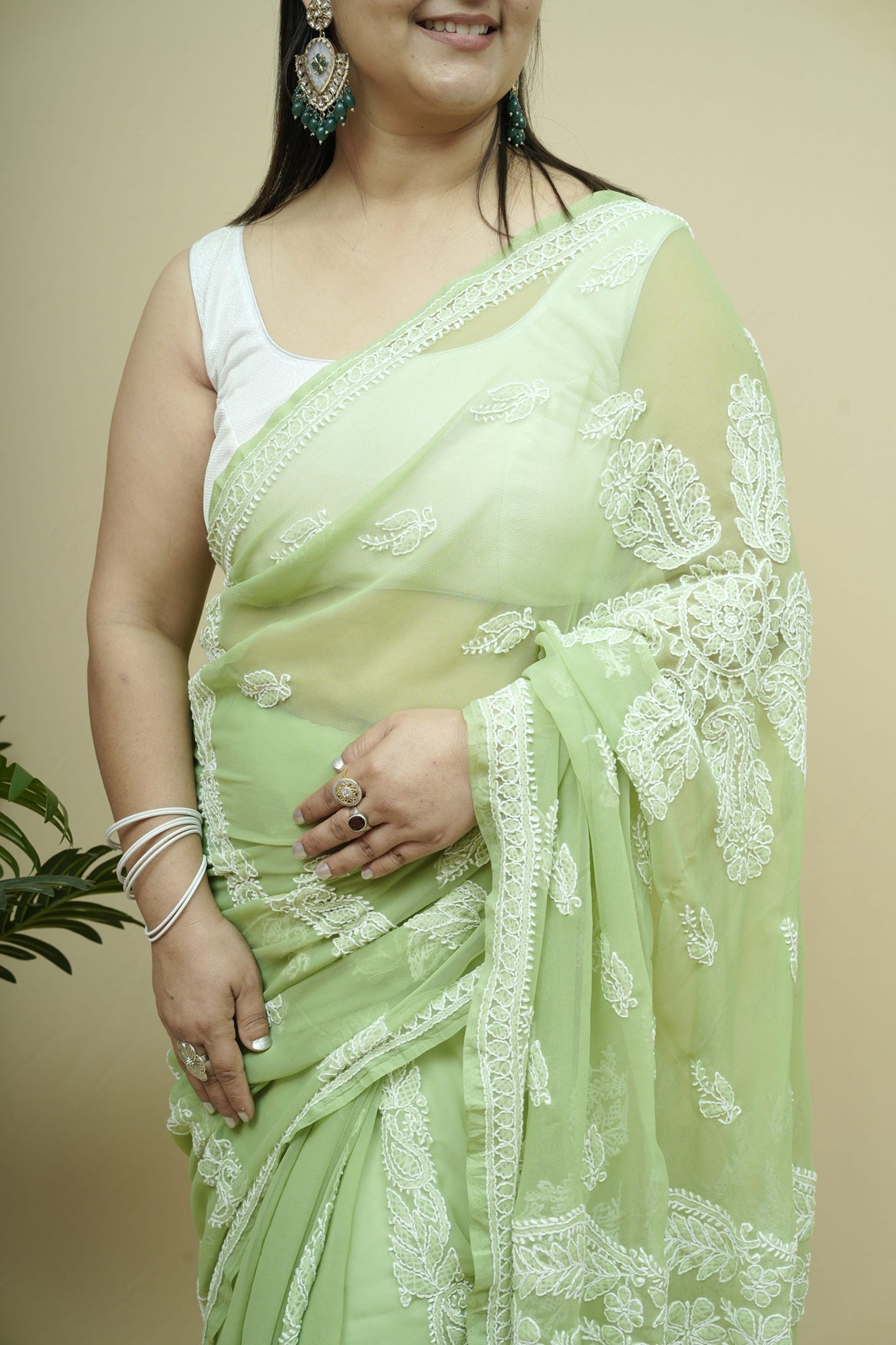Anya Chikankari Saree