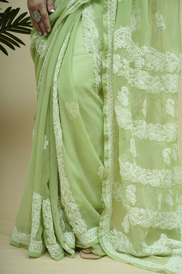 Anya Chikankari Saree