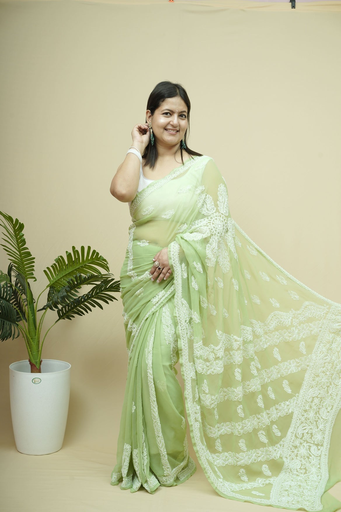 Anya Chikankari Saree