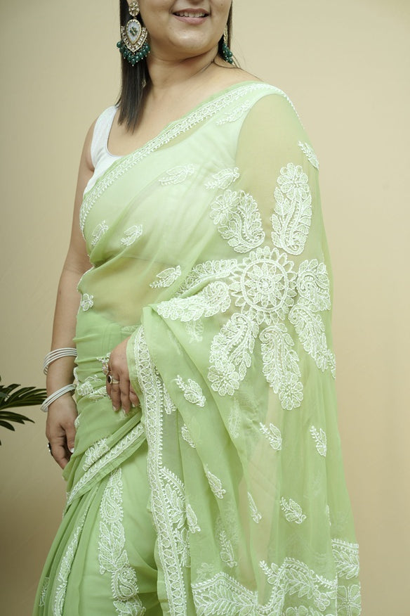 Anya Chikankari Saree