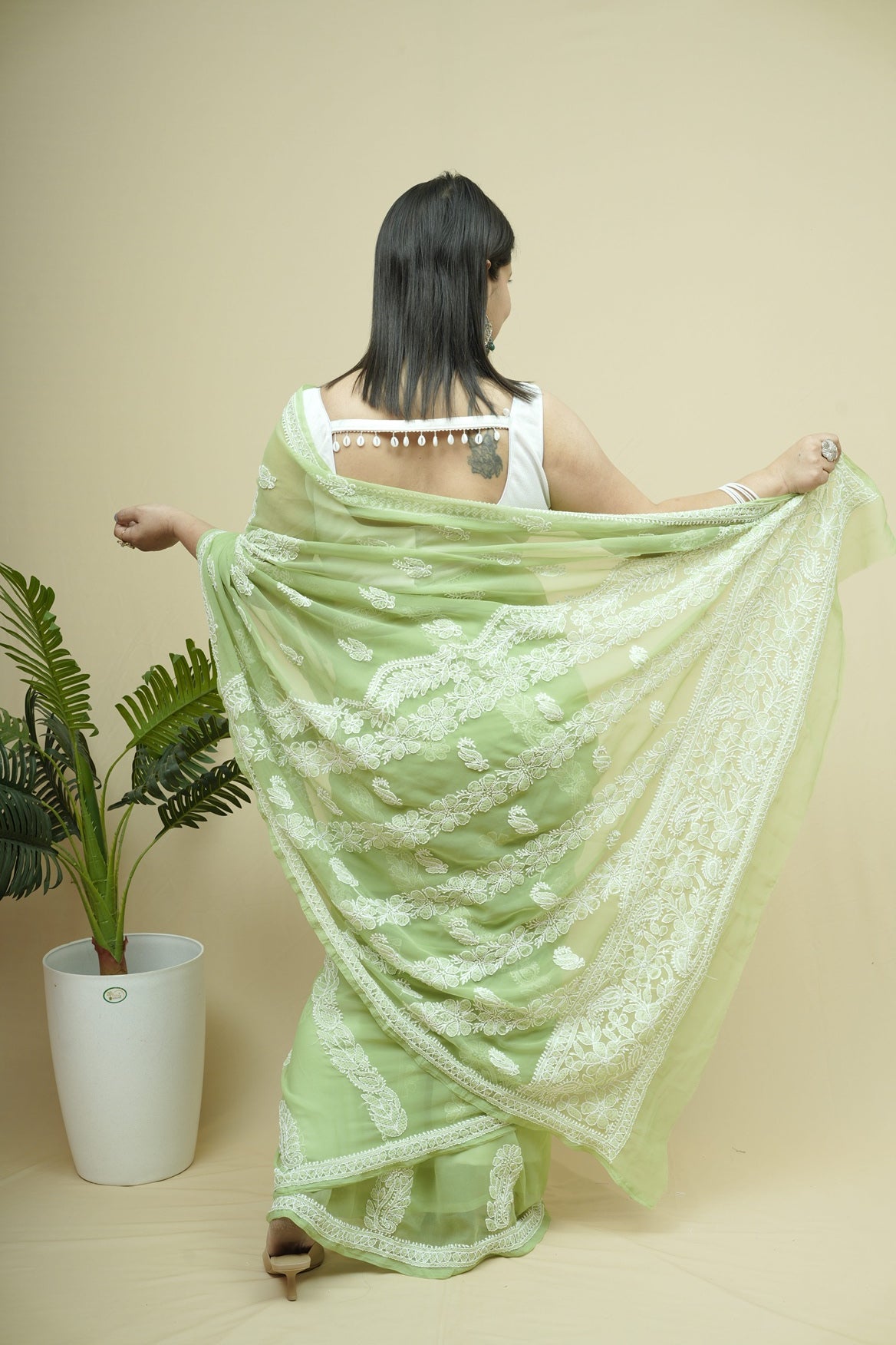 Anya Chikankari Saree