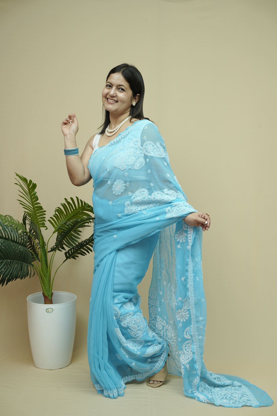 Riva Chiffon Bouch Saree